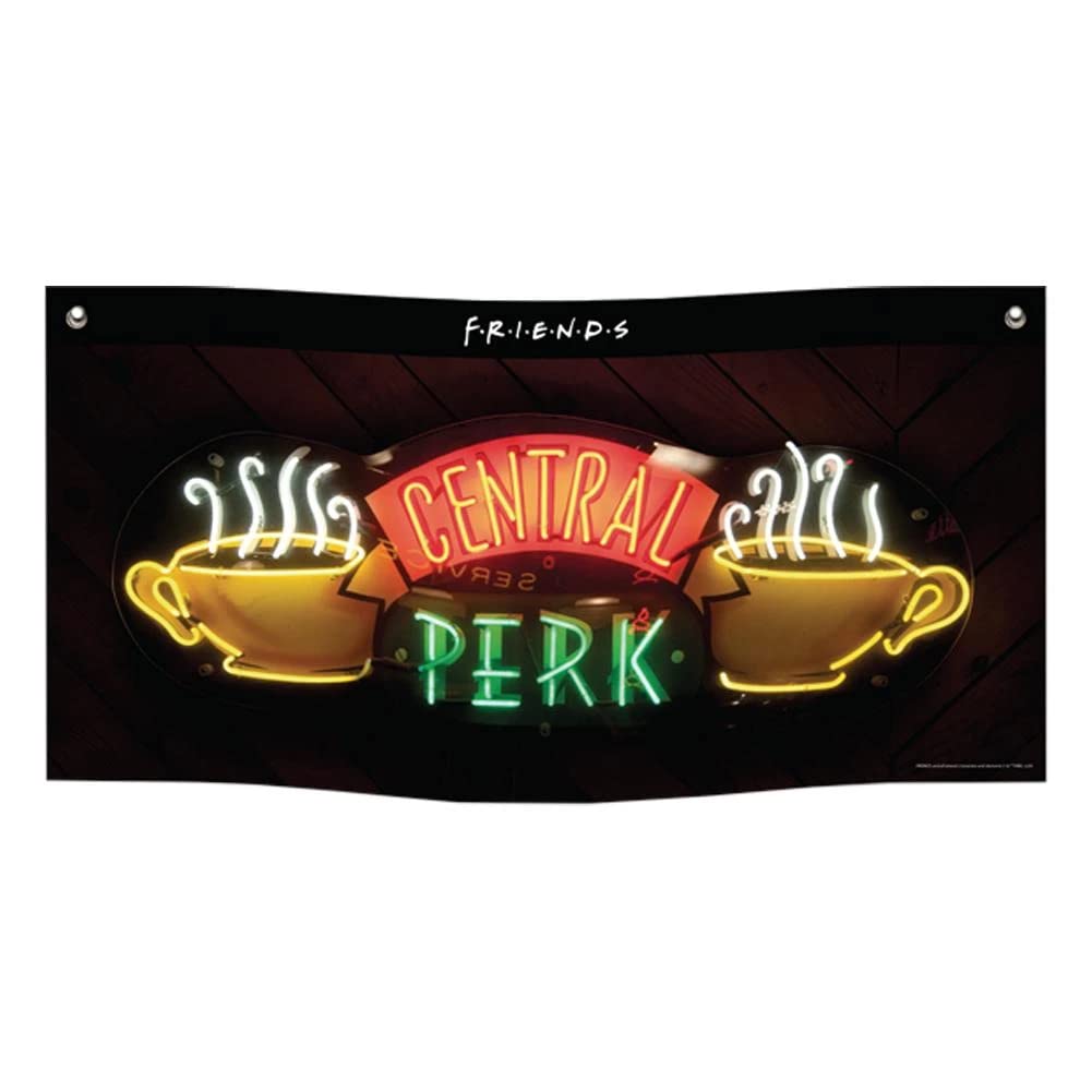 STC Friends - Fabric Wall Banner - Central Perk - 95Cm X 47Cm.