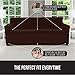 Gorilla Grip Original Velvet Fitted 1 Piece Loveseat Slipcover, Stretch Up to 54 Inches, Velvety Covers, Luxurious Couch Slip Cover, Spandex Loveseats Furniture Protector, with Fasteners, Chocolate