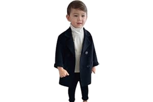 Ikevan 1-5 Years Windproof Winter Toddler Coat Wool Kids Outerwear Girls Blends Jacket Warm Baby Girls Coat&Jacket