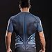 COOLMAX Raglan Short Sleeve Superman Mens Compression Shirt