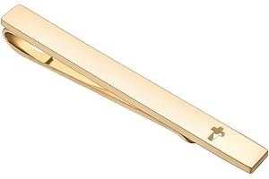 Asienice Unique Cross Tie Clips for Men Black Silver Gold Personalized Tie Clip Suitable for Regular Ties Classic And Minimalist Copper Tie Bar Box