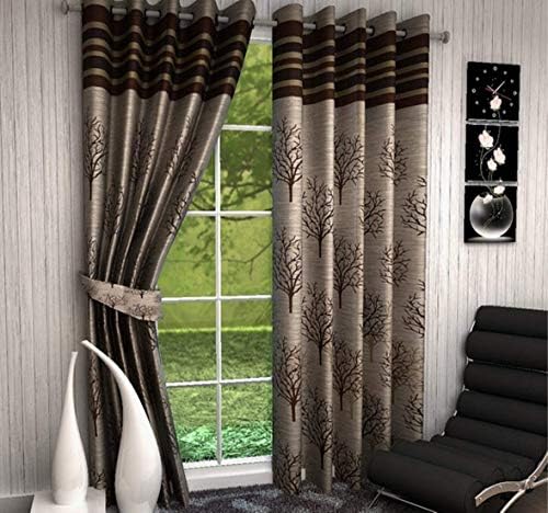 Selective Polyresin Blackout Heavy Quality Door Curtains 4 X 7 Feet Set Of 2