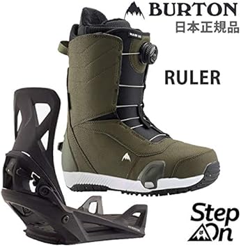 Amazon Co Jp バートン バートン ステップオン ブーツ ビン Step On Ruler ルーラー Clover Steponバインディング 19 スノーボード ブーツ バートン スノボ Burton 27 5cm Sports
