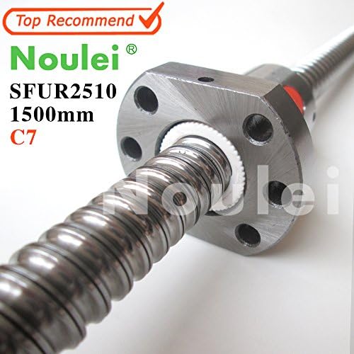 Noulei 2510 C7 Ball Screw (1500mm, with SFU2510 Ball Nut,1set)