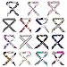 New Starting Point Trading Co., Ltd. 30pcs -15 Pairs handbag handle ribbon hairband ribbon for women girls decoration, Black,pink,dark Blue,beige,red,etc, Medium