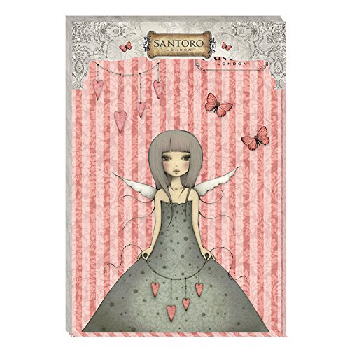 Santoro Mirabelle Butterfly Character 5pc Clear Acrylic Stamp Card Craft Set