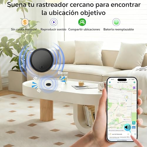 GPS Coche localizador Localizador GPS para Coche Rastreador 2026 Magnético Rastreador GPS,Compatible con Android e iOS,Seguimiento en Tiempo Real para vehículo,Sin Suscripción,Auto/Motocicletas