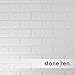 Craft Faux Brick Wall Panels - Peel and Stick Foam Brick - 3D Wall Panels for Fake Brick Wall - Self Adhesive Brick Wall Panels - 3D Brick Wallpaper (4 Pack, White)