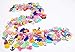 50pcs Cute Slime Charms of Mixed Mermaid Tail Dolphin Shell Starfish Boat Resin Flat Back Embellishments for DIY Scrapbooking Crafts