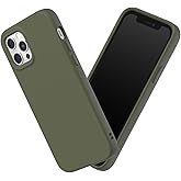RhinoShield Case Compatible with [iPhone 12/12 Pro] | SolidSuit - Shock Absorbent Slim Design Protective Cover with Premium Matte Finish 3.5M / 11ft Drop Protection - Seaweed Green