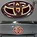 LED Illuminated Light Lighting Emblem Tuning Sticker 3M Badge Logo For Toyota (13 x 8.9 cm)