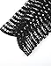 Hodoyi Women Sparkly Wave Metallic Sequin Mini Blouse Club Shift Dress