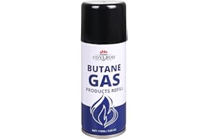 CoYlBod Butane Refill, Premium Butane Fuel 115 ml, 99.99% Pure Butane Lighter Refill for Torch Lighter(1 Can)