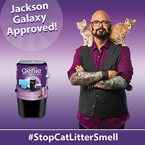 Litter Genie Plus Pail, Ultimate Cat Litter Disposal System, Locks Away