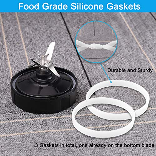 SunnyMemory Blender Replacement Parts for Ninja 7 Fins Bottom Blade, 1