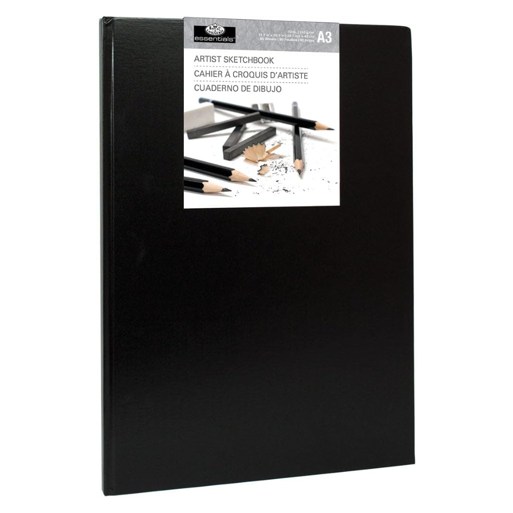 Royal & Langnickel 5.8 x 8.3 inch Hardbound Sketch Book (80 Sheets)