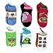 The Muppets Girls 6 pk Socks (6-8 Girls, True Love No Show)