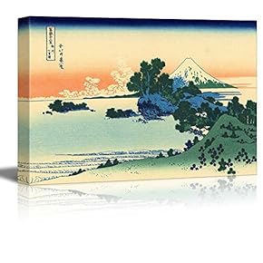 Shichiri Beach in Sagami Province by Katsushika Hokusai...