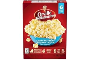 Orville Redenbacher Light Buttery Microwave Popcorn, paquet de 6 (6 x 76 g) 456 g