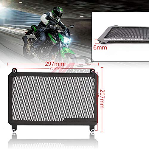 PACEWALKER Motorcycle Radiator Grille Guard Cover Protector Radiator Guard for Kawasaki NINJA400 2018 2019