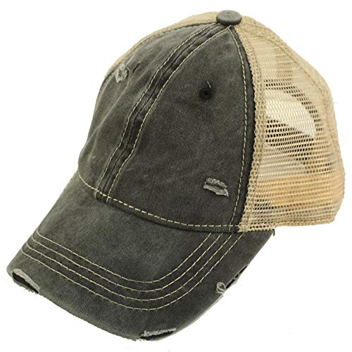 C.C Ponycap Messy High Bun Ponytail Adjustable Mesh