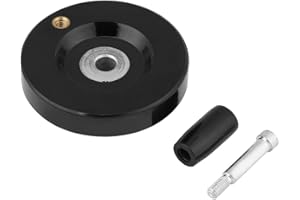 Akozon Revolving Handle Hand Wheel Lathe Milling Machine Rear Ripple Hand Wheel with Revolving Handle(863mm)