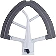 Equust Flex Edge Beater Compatible with Compatible with 4.5-5 Quart Tilt-Head Stand Mixers, KitchenAid Mixer Attachments, Paddle with Scraper, Flexible Silicone Edges