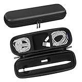 Fintie Holder Case for Apple Pencil (1st and 2nd Gen), Premium PU Leather Carrying Bag Sleeve Pouch Case with Built-in Pocket and Slots for Apple iPad Pro 11 12.9 10.5, iPad 6th Gen Pencil, Black