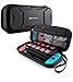 Mumba Carrying Case for Nintendo Switch, Deluxe Protective Travel Carry Case Pouch for Nintendo Switch Console & Accessories [Dual Protection] [Large Capacity] (Black)