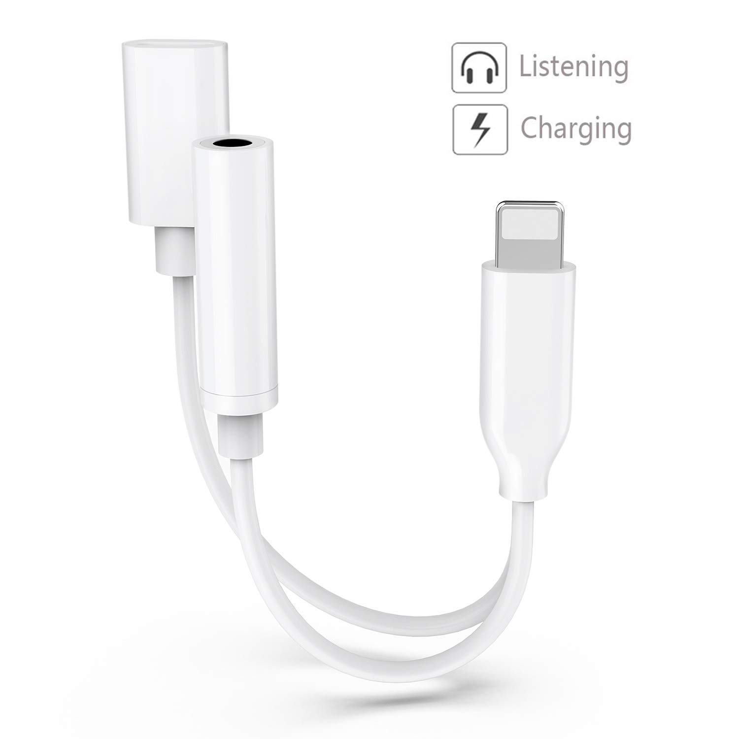 Tech Energi MFi Certified Lightning USB Cable 1.2M/3.9ft Durable Anti-Tangle Black - High Speed Data Transfer - with Green LED indicator - for Airpod iPhone 12/Pro/Max/XS/XR/8 iPad Air/4/3/2/1