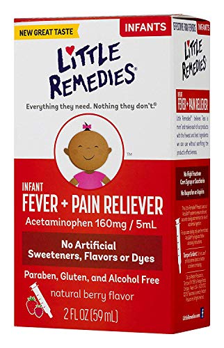 Little Remedies Infant Fever + Pain Reliever | Natural Berry Flavor | 2 oz | (3-Pack) - Thumbnail 2