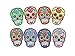 Bilipala Punk Patches, Iron on Punk Rock Patches, Skull Patches, 8 PCS, Assorted Color