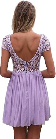 light purple chiffon dress