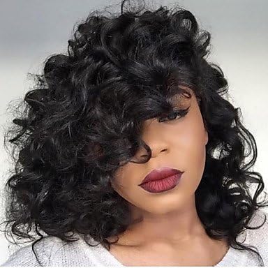 Mzp Femme Perruque Naturelles Dentelle Brésiliens Cheveux