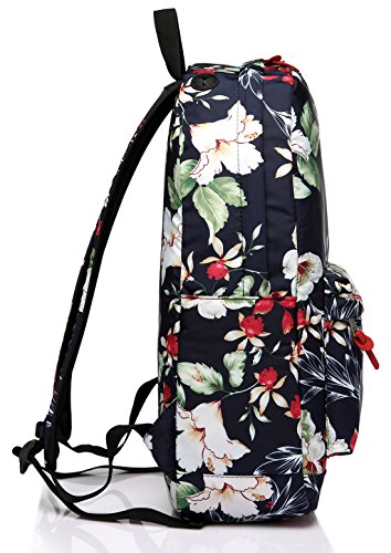 Backpack for girls,Fashion Floral College Student School Backpack by Vaschy