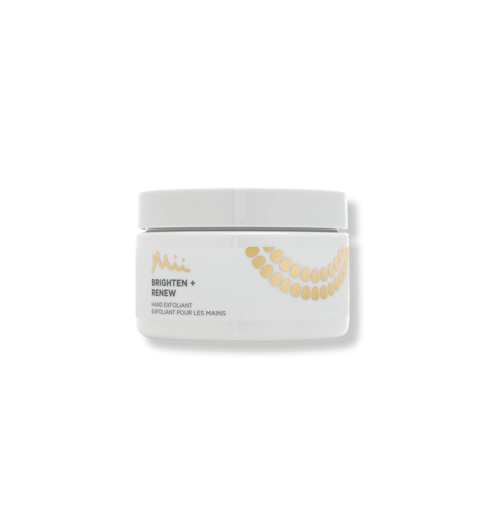 Mii Cosmetics Brighten + Renew Hand Exfoliant | Nourishing Hand Exfoliator, Hand Exfoliating Scrub with Glycolic Acid and Panthenol | Hand Scrub Exfoliator for Youthful-Looking Hands | 300ml