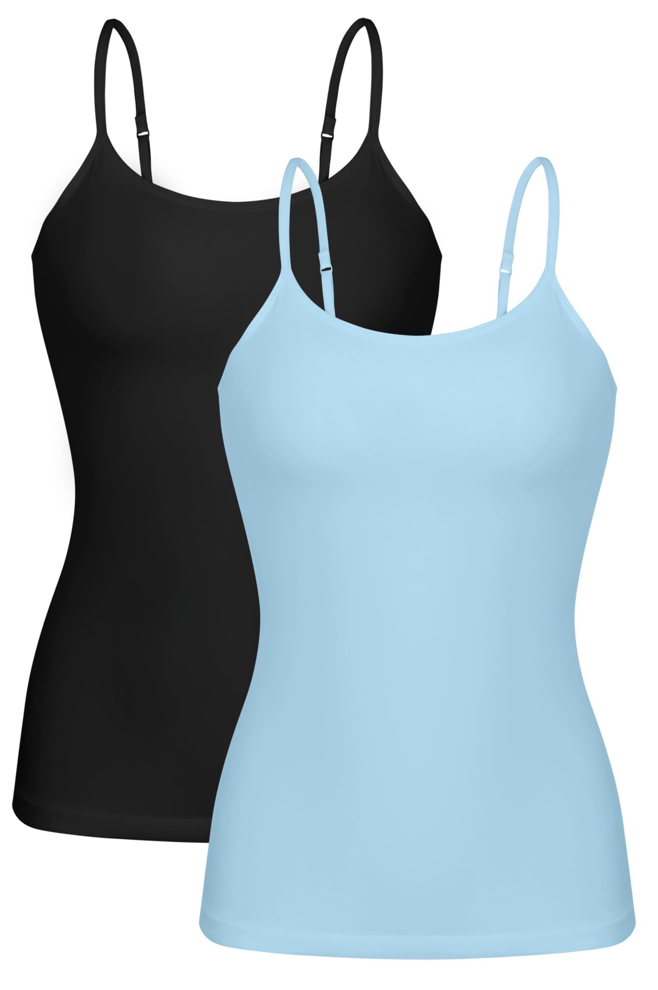 Photo 1 of (USED/FAIR) (BAGGED) beautyin Womens Camisoles with Shelf Bra Adjustable Spaghetti Strap Tank Tops Cotton Undershirt Cami
