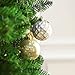 Valery Madelyn Traditional Red and White Shatterproof Christmas Ball Ornaments, Christmas Tree Ornament Decoration, Themed with Tree Skirt(Not Included)
