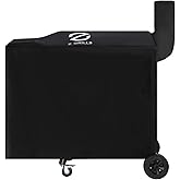 Z GRILLS Pellet Grill Cover 54 Inch | Official Genuine | Upgraded 600D Polyester Fabric, Heavy Duty, Waterproof, Weather Resistant Full Length Grill Cover for 700 Series Pellet Smoker