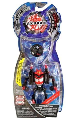 Bakugan Spin Master Year 2011 Mechtanium Surge Series Mechtogan Combat Set  Bakusurge BRAXION with Mystery Darkus, Metal Gate Card, Ability Cards 