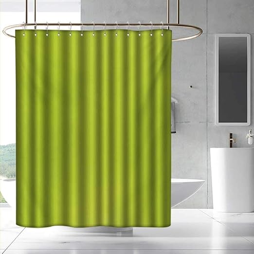 Amazon Com Lime Green Shower Curtain With Hooks Empty Backdrop