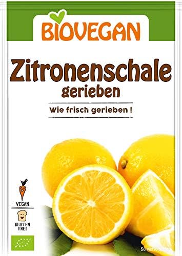 Organic Lemon Zest Powder 9g Biovegan | Freshly Grated Lyophilized Lemon Organic - Grated Lemon Zest Organic Dried