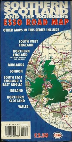 Southern Scotland And The Borders Esso Road Map Large Southern Scotland And The Borders Esso Road Map Large