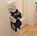 Cat Roll Paper Holder, Black