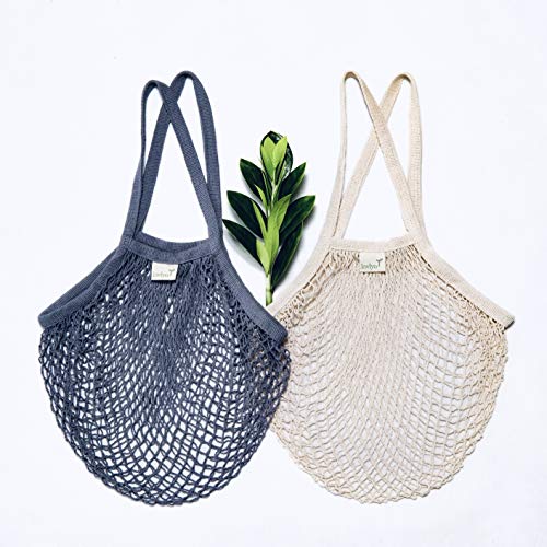 netted tote bag