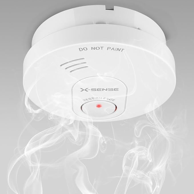 Amazon.com: X-Sense Smoke Detector and Fire Alarm ...