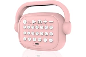 LeiHui Audio Player, Educational Toys for Imagination Building, Screen-Free Digital Listening Experience for Music, Stories, White Noise, and More 10+ Months (Pink)