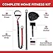Full Fit Able Resistance Straps Trainer Kit – Full body workout fitness equipment for home and gym – With 2 bands, extension, door anchor and exercise body weight guide – light and portable for travelthumb 1