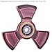 Fancy Home Anti-Anxiety Quiet Tri Fidget Hand Spinner EDC Toy for Relief from ADD ADHD, Anxiety and Boredom,Ceramic Bearing Last 5-8 Minutes Glow in The Dark Retro Copper