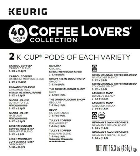 image for Keurig, Coffee Lovers' Collection Variety Pack, Single-Serve Keurig K-